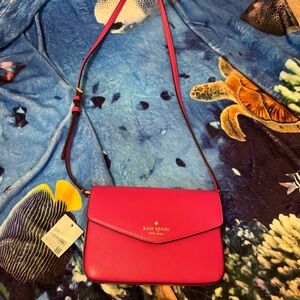 Kate spade Hot pink Sadie Envelope Crossbody